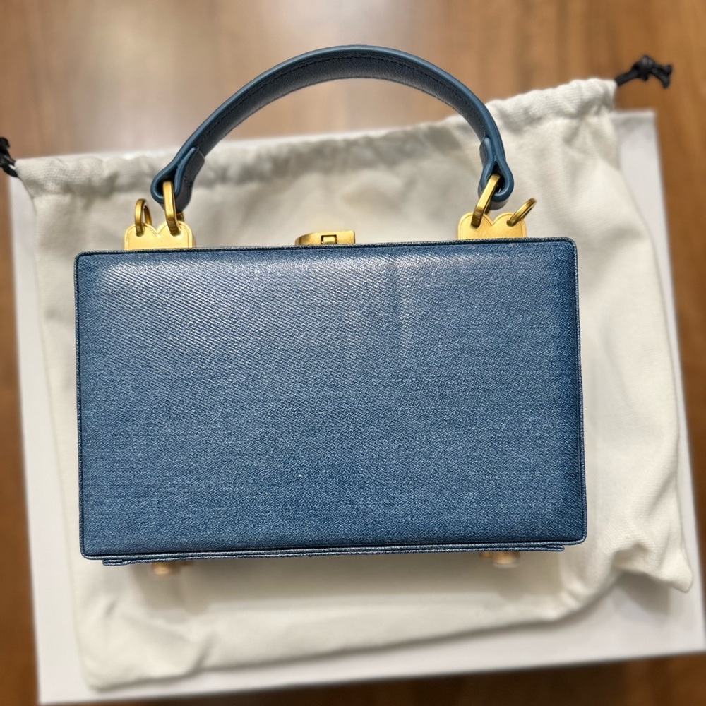 Elegant Blue Brandon Blackwood Handbag - Picture 2 of 4